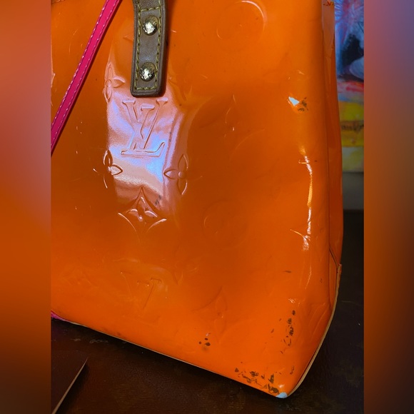 Ultra RARE LOUIS VUITTON Robert Wilson Neon Vernis Purse Tote Shoulder Bag 02 - Picture 4 of 13